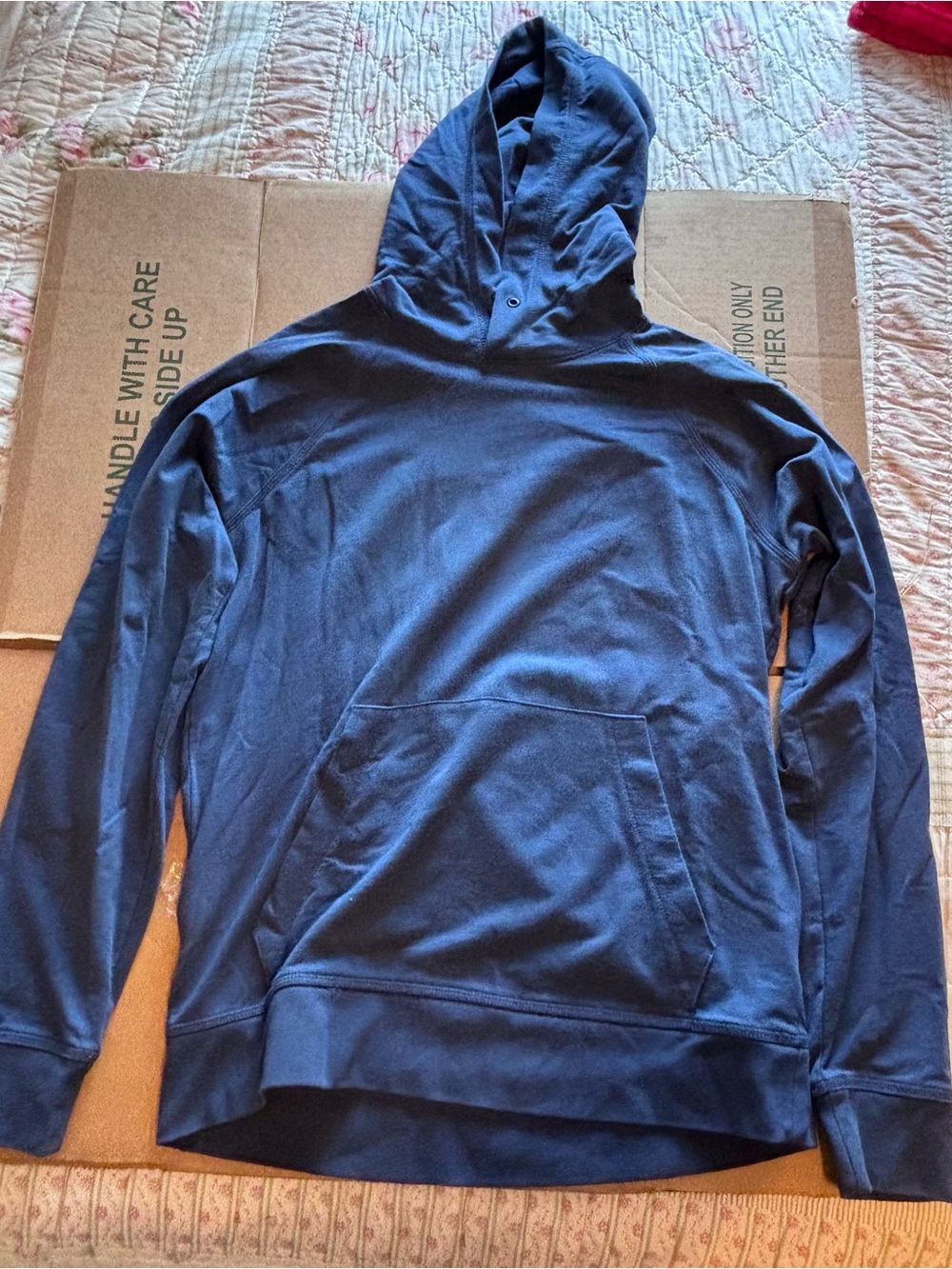 Banana Republic Classic Navy Hooded Pullover